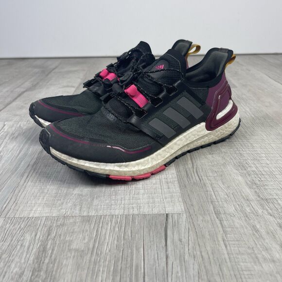 Adidas Running Ultra Boost Winter RDY Women 8.5 Purple Black White EG9803 D - Picture 1 of 10